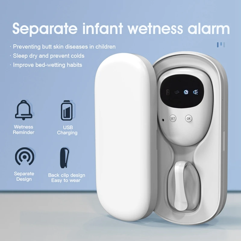 Bed Wetting Enuresis Alarm Nocturnal Wetting Alarm Baby Children Potty Training Durable