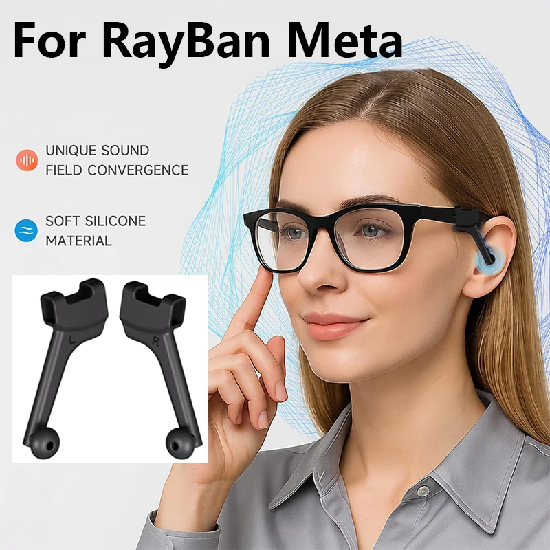 Sound-concentrating Tube For Ray-Ban Meta Smart AI Glasses Sound Amplifier for Wayfarer/Skyler/Headliner/Oakley HSTN Accessories