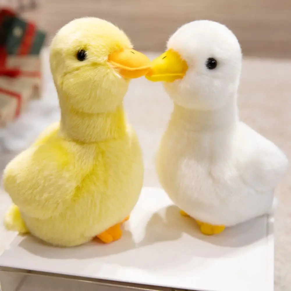 

Желтая плюшевая игрушка-утка, мягкая подушка, декор для дома, маленькая плюшевая кукла-утка, мультяшная плюшевая игрушка-животное 20 см, сидячая поза