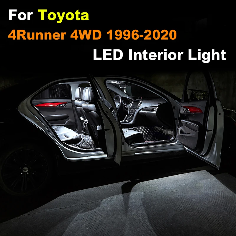 

Canbus Interior LED Light For Toyota 4Runner 4WD 1996-2015 2016 2017 2018 2019 2020 Car Vehicle Bulb Dome Map Trunk Lamp Kit