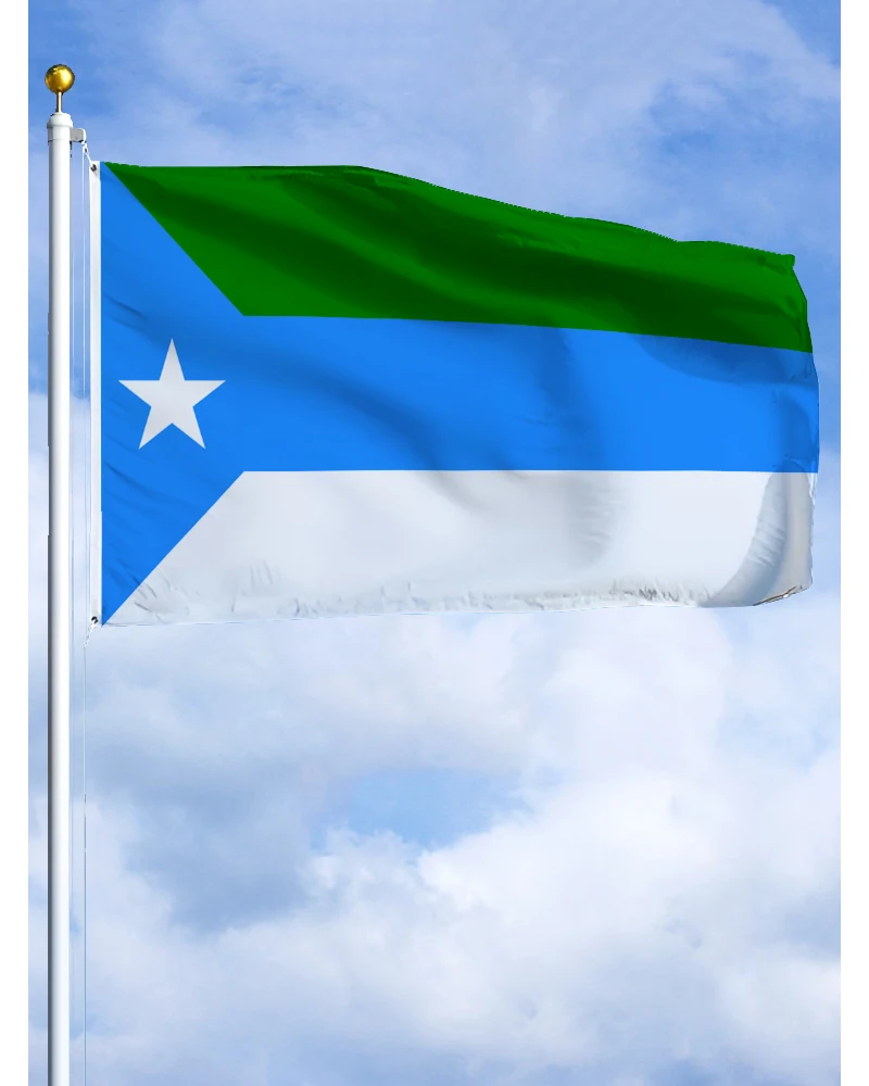 3×5Ft Jubaland Emblem Flag Polyester Printed Banner Tapestry For Decor