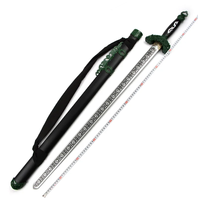 

Movie Crouching Tiger Hidden Dragon Cosplay Prop Li Mubai Double-edged Sword Mo Ran Wei Wuxian Black Halloween Party