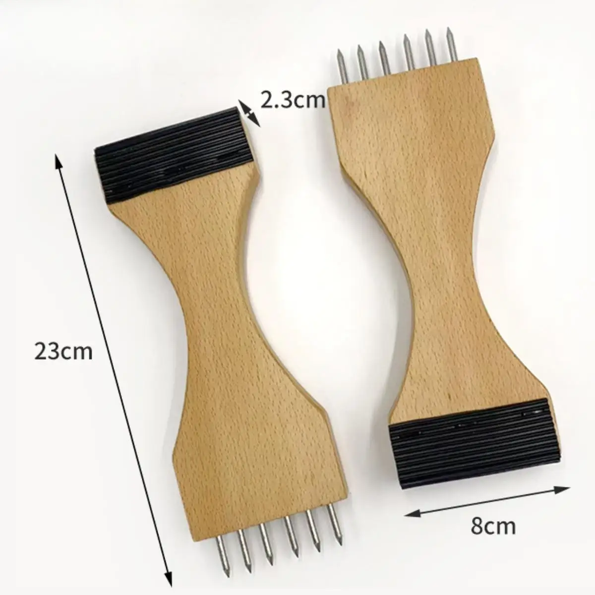 For Textile Household Ribbon Wood Handle Webbing Puller Stretcher Webbing Stretcher Tight Framing Upholstery Tool Ribbon comb