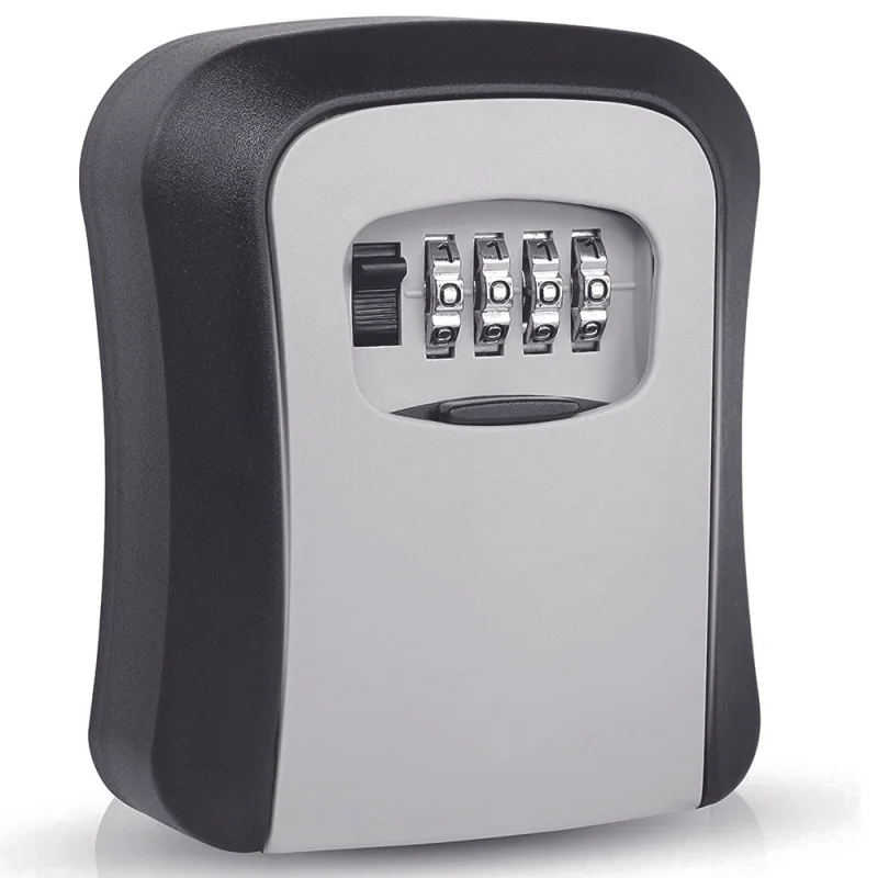 Outdoor Non-Waterproof Combination Lock Box，Durable And Secure Password Lock Box，Portable Car Key