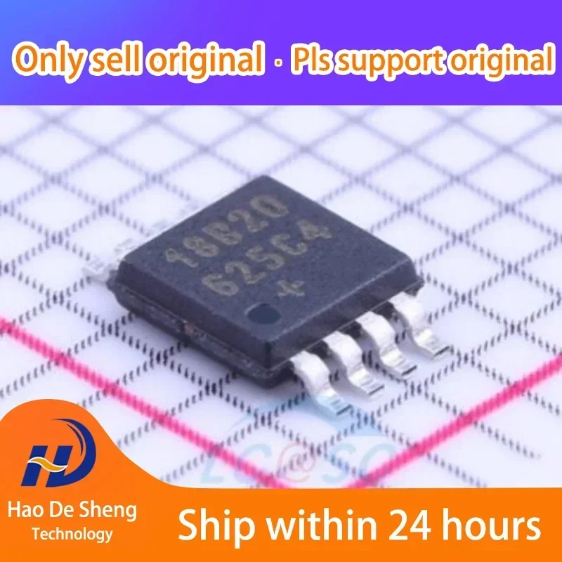 

10 шт./лот DS18B20U 18B20 DS18B20 MSOP8 DS18B20U + T новый оригинальный в наличии