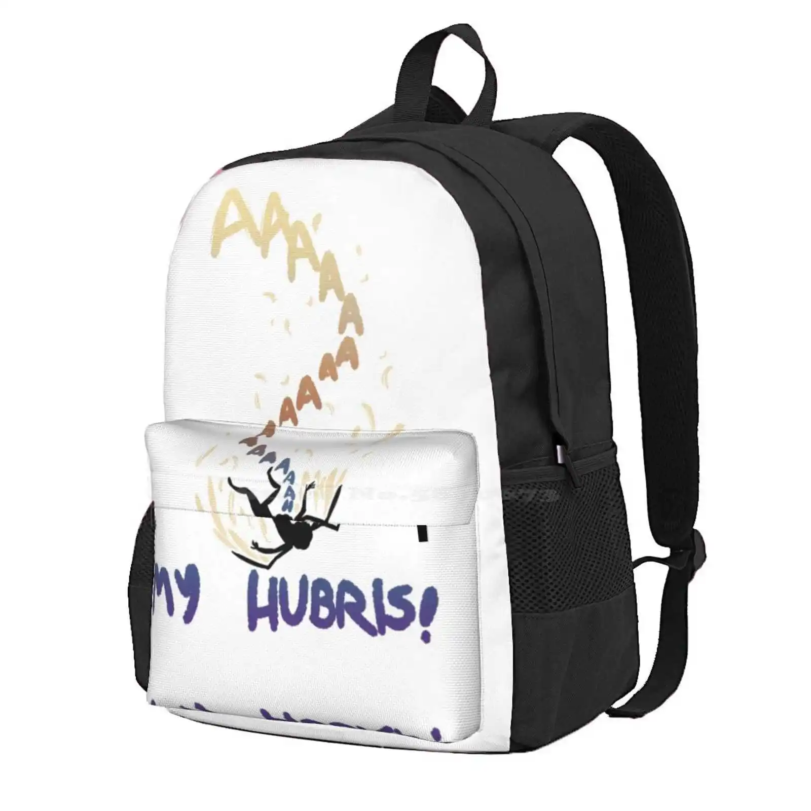 My Hubris! Hot Sale Schoolbag Backpack Fashion Bags Hubris Greek Mythology Icarus Overly Sarcastic Productions