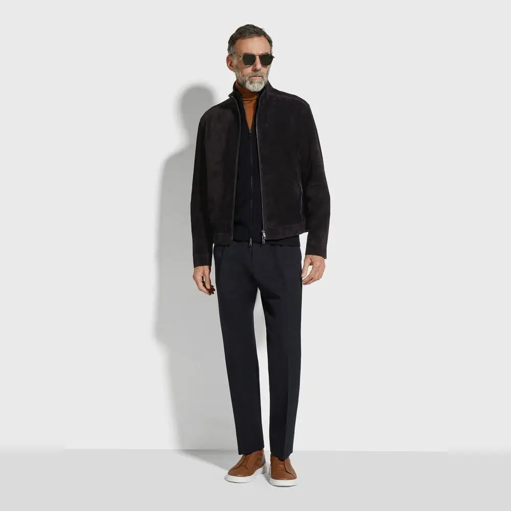 

Thiened Wool Blend Casual Pants for Men Faionable Urban Sle Straight Leg Long Pants Autumn Winter Warm Trousers