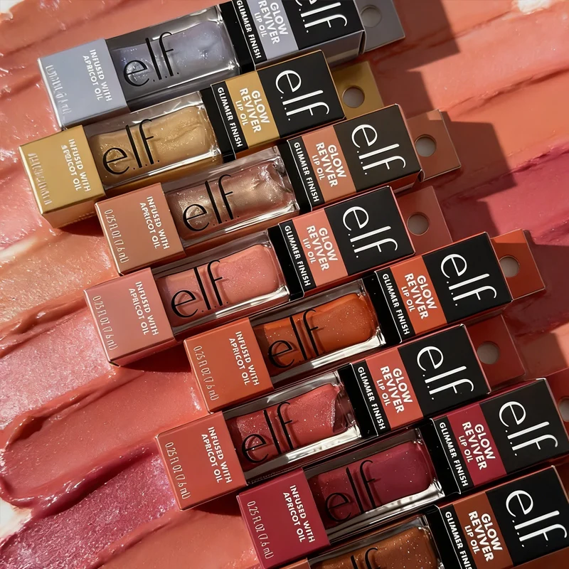 ELF Hydrating Core Lip Shine, balsamo labbra 2 in 1 con vitamina E, olio lucidante per labbra, tinta trasparente idratante per tutti i tipi di pelle, trucco