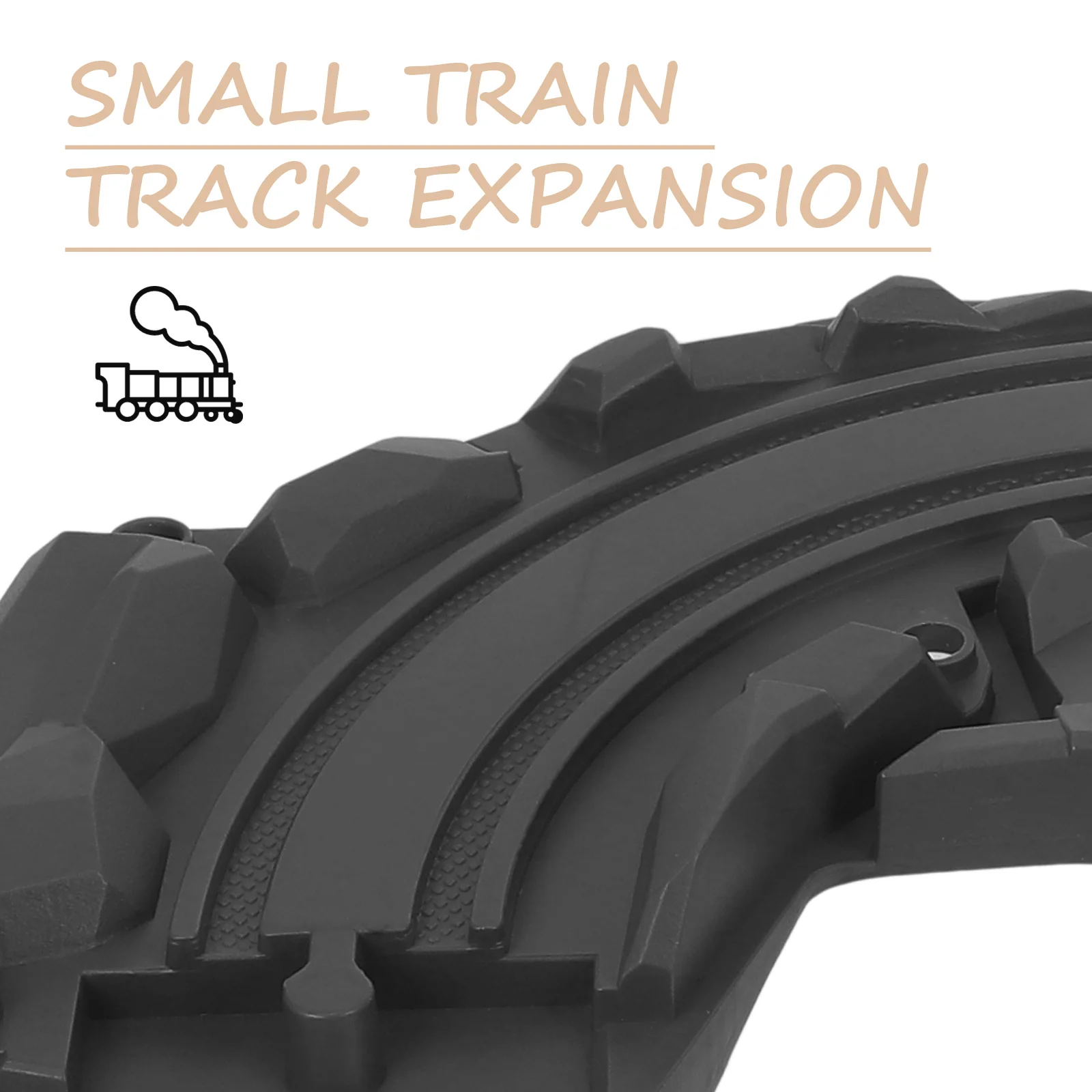 Small Train Track Model Funny Tunnel Toy for DIY Playing Toys Cave Compatible Games Decorative