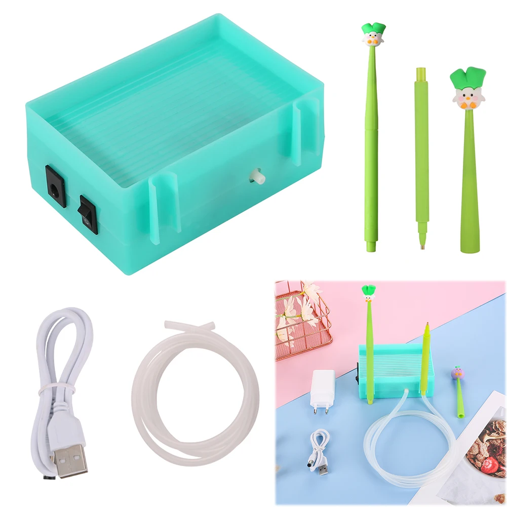 

Electric Diamond Suction Tool USB Powered Suction Diamond Vacuum Device Portable Vacuum Diamond Painting Pen Kit for Diamond Art