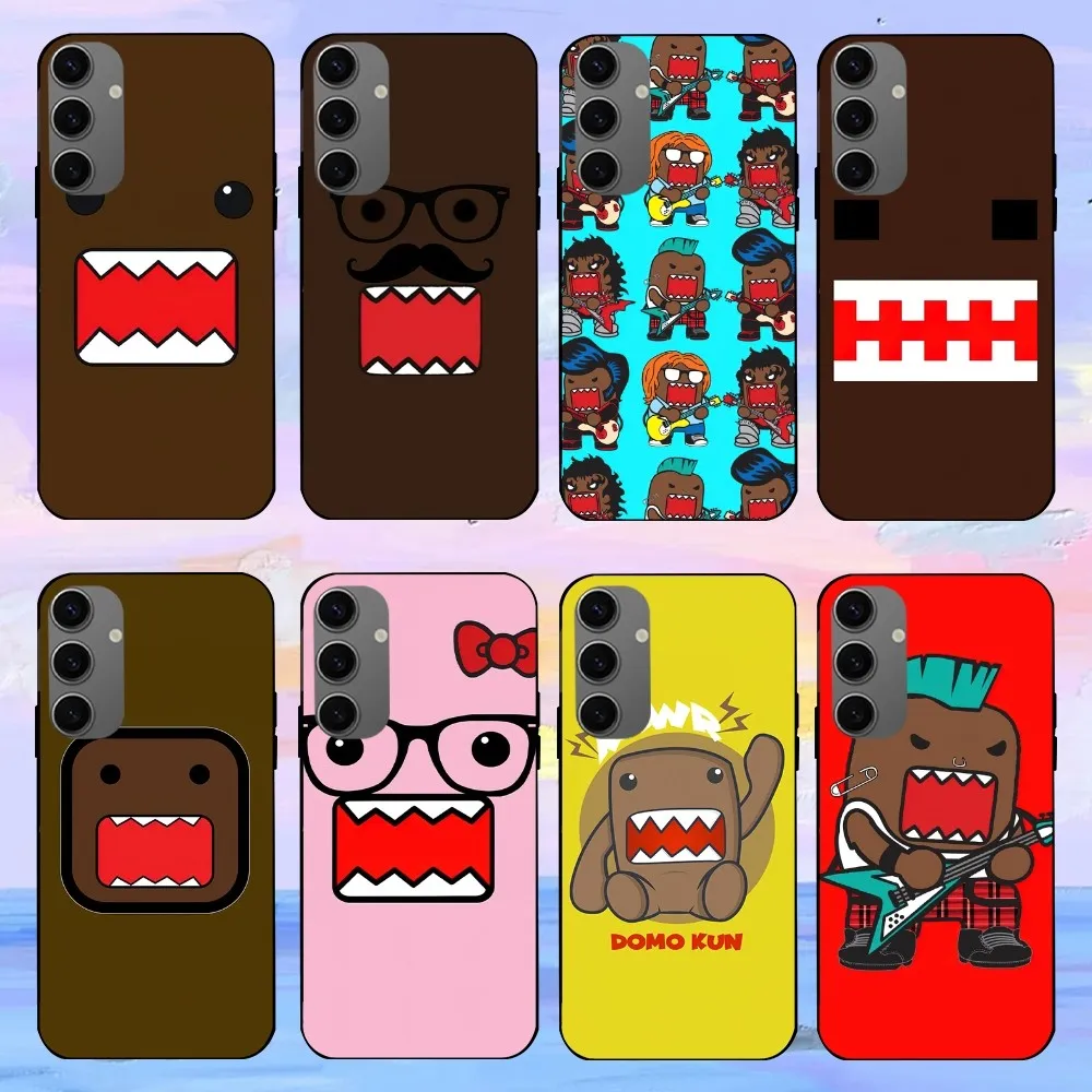 Cartoon Domo-kun Phone Case For Samsung Galaxy S21 S22 S23 S30 Note 10 20  Plus Lite FE ULTRA Shell