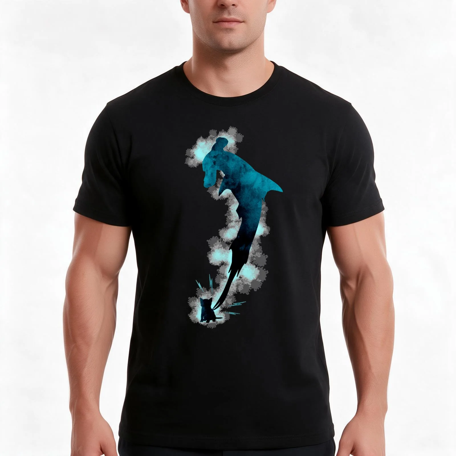 Holistic: Project Icarus T-Shirt, Summer Casual Cotton Tee, Oversized Streetwear Tops, Vintage Graphic Print, Unisex Men Women