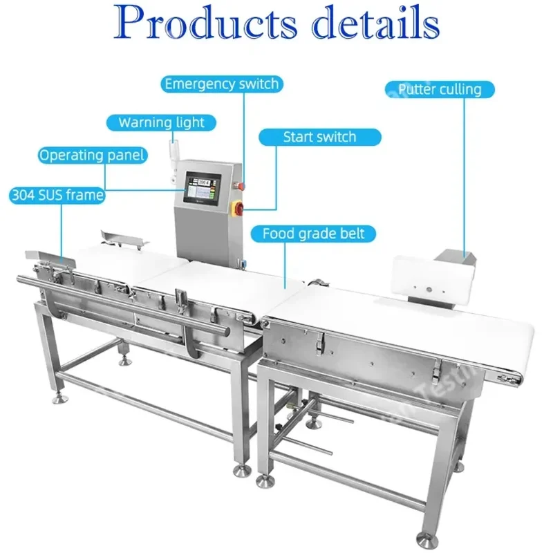 Factory Price Range 5g 15kg Dynamic Checkweigher Check Weigher Online Weight Machine