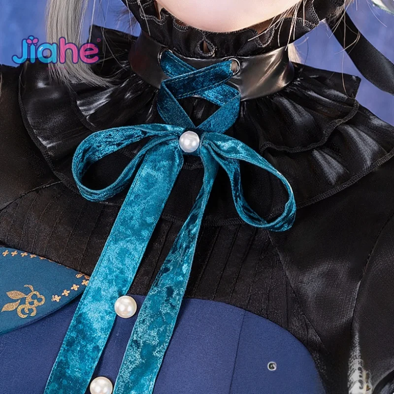 Game Reverse:1999 Vertin cosplay costume Dress hat mask jumpsuit socks collar prop set Halloween fashion men women New uniform