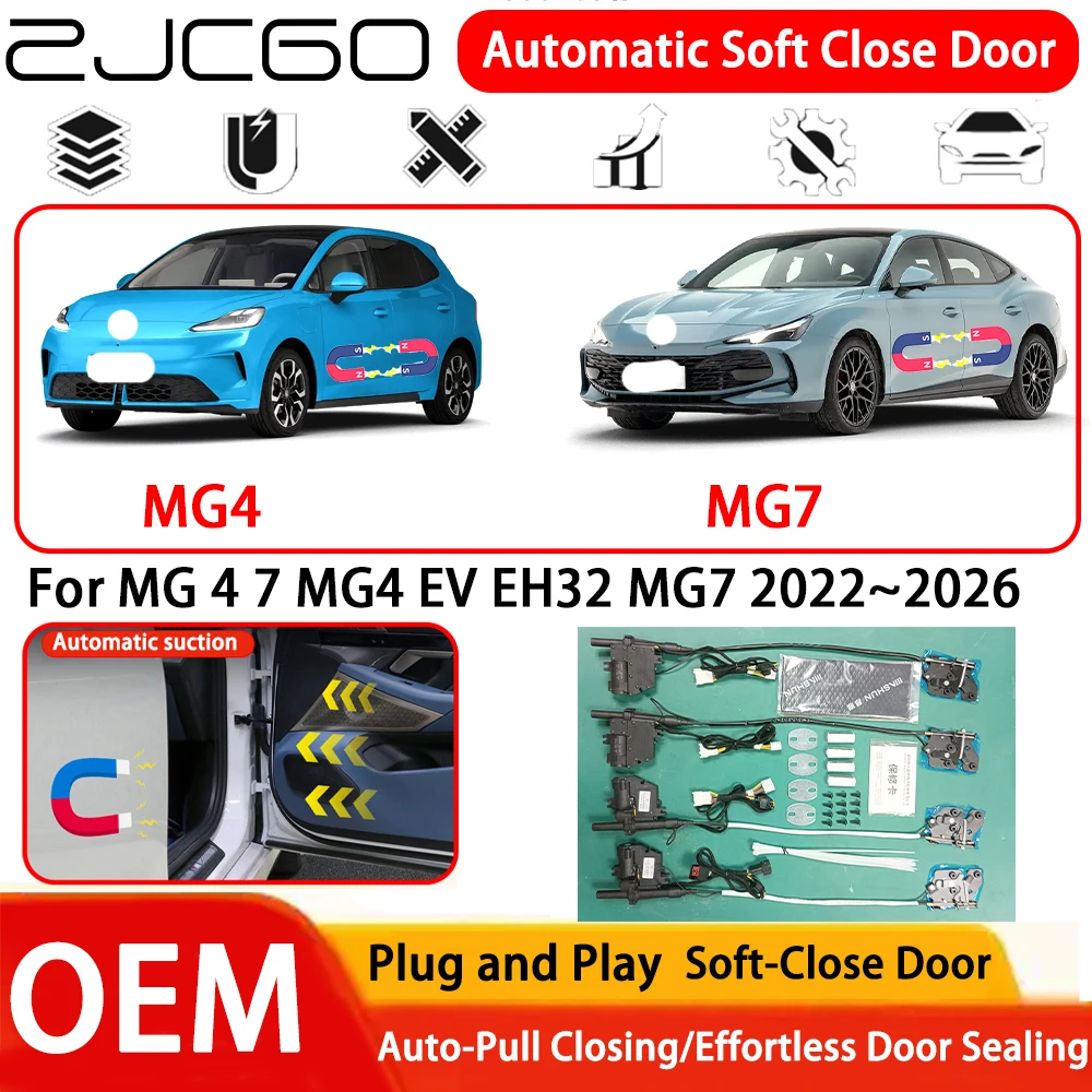 for MG 4 7 MG4 EV EH32 MG7 2022~2026 Car OEM Plug and Play Automatic Electric Soft Close Door Comfort Closing System