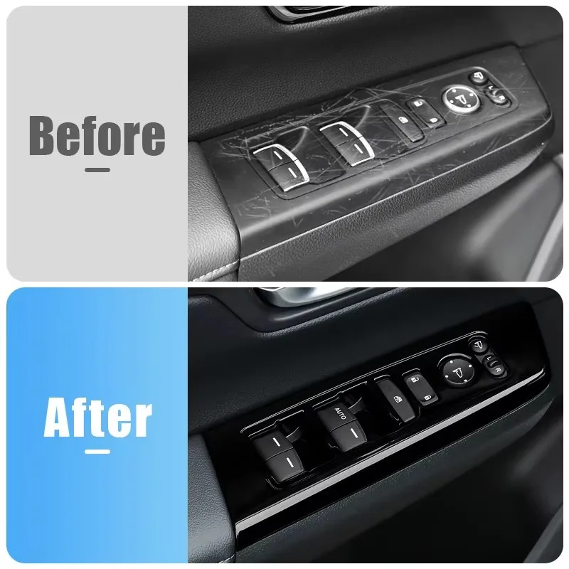 Für Honda CR-V CRV 6. Generation 2023 2024 2025 2026 Hybrid Glänzend Schwarze Stil Auto-Innenverkleidung Zubehör Linkslenker LHD – Detail 7