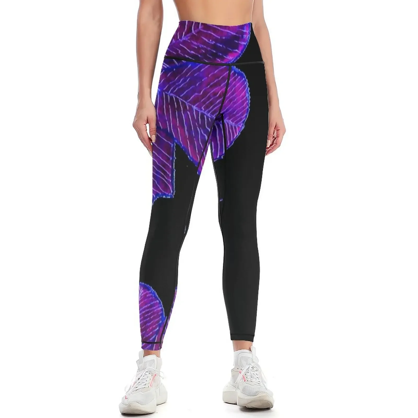 

Purple Flower Leggings Fitness's gym clothes Jogger pants Fitness woman sportswear for gym Womens Leggings