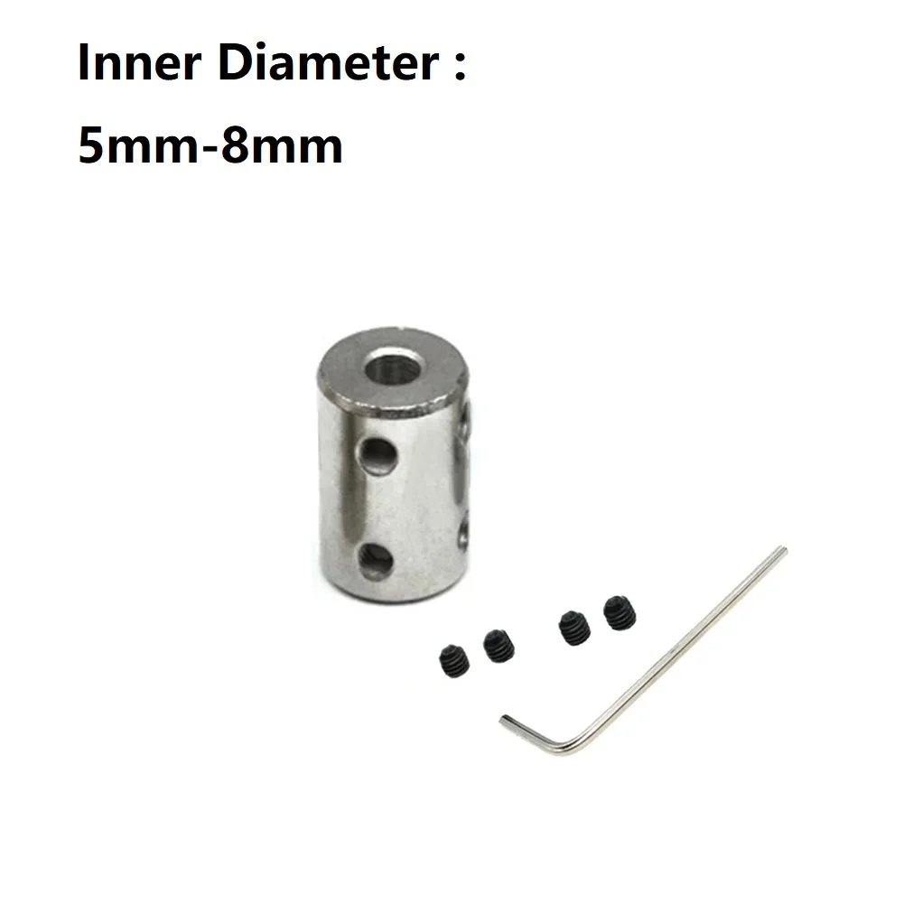 Motor Connector Sleeve 45 Steel 1 Set 4mm 10mm Screw Hole Diameter 4mm Transfer Bore Diameter Multiple Specification