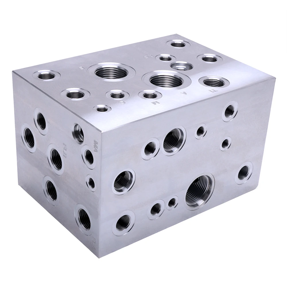 

Gold Seller CNC Machined Aluminum Hydraulic Valve Block for Excavators