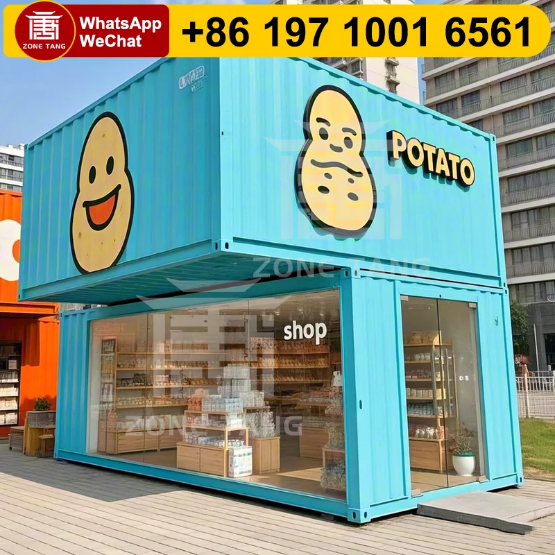 

Luxury Container New Single Wide Mobile Homes Eco-Friendliness Factory Price Customize Design Modular Whole House 20/40FT Prefab