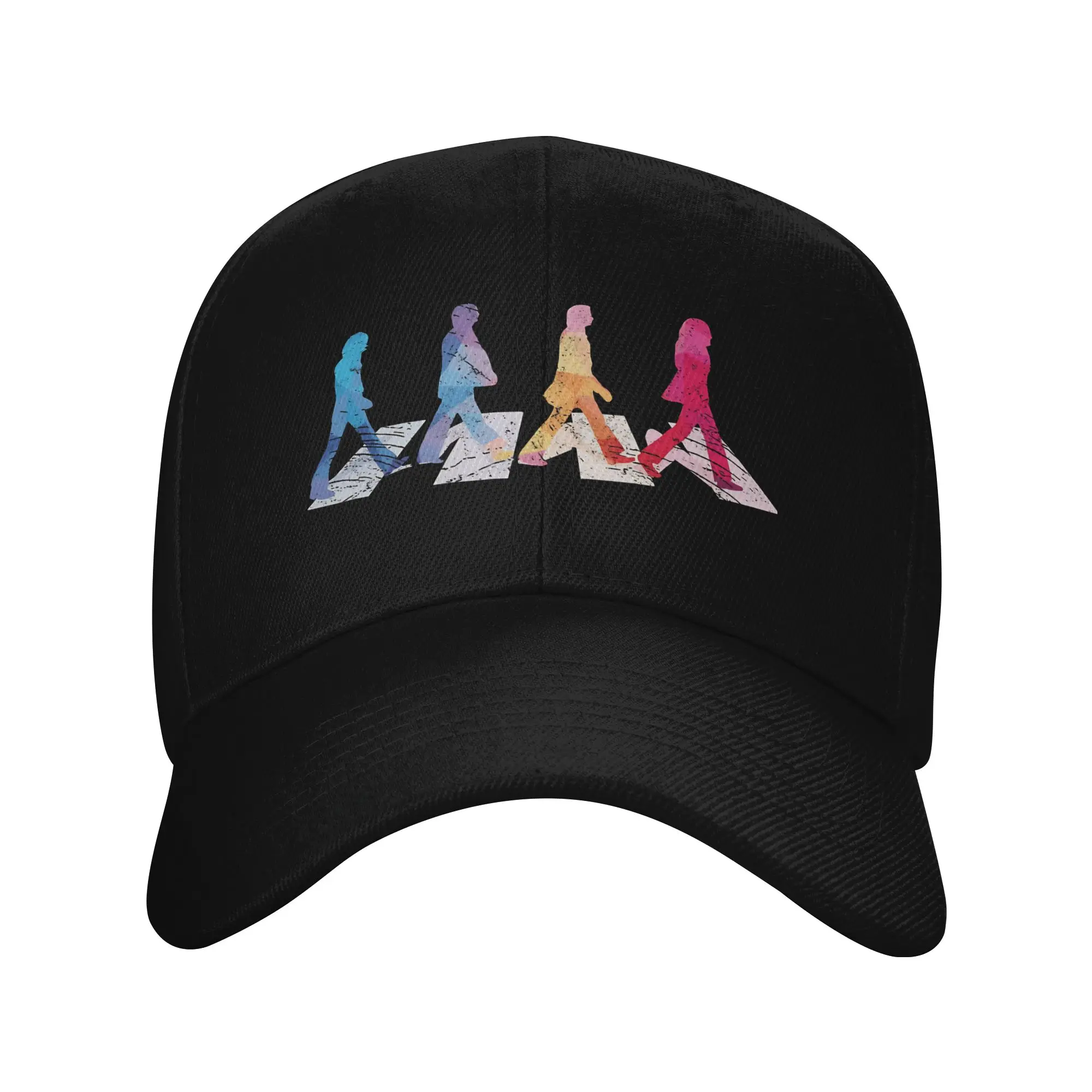 Boné de beisebol com capa de álbum de arte de rua B-Beatles On Abbey Road, boné de beisebol para esportes ao ar livre, viseira de sol, boné de caminhoneiro, bonés de beisebol masculinos e femininos