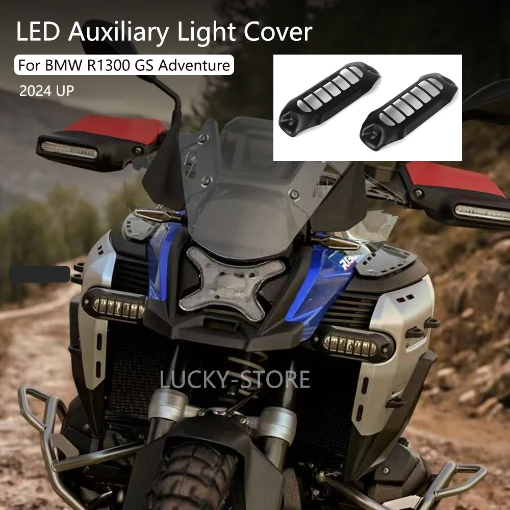

For BMW R 1300 GS Adventure Motorcycle Accessories 2024 2025 R1300GS ADV Lamp Holder Guard Grille LED Auxiliary Light Cover