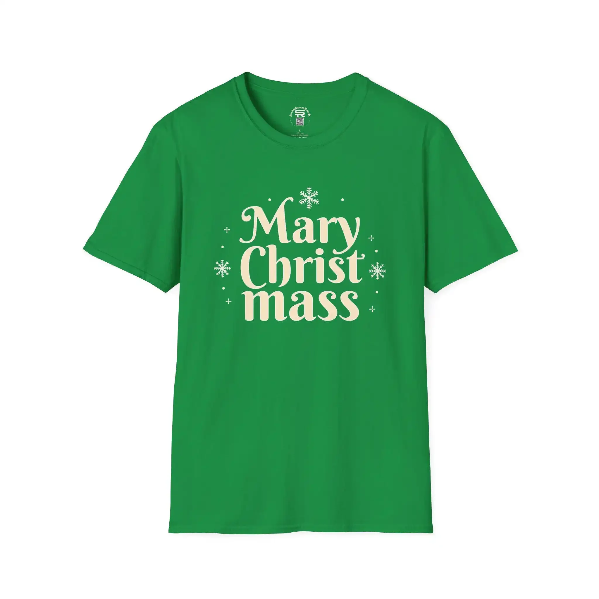 Mary Christ Mass SR Traditional Orthodox Catholic Christian Religious Softstyle T Shirt