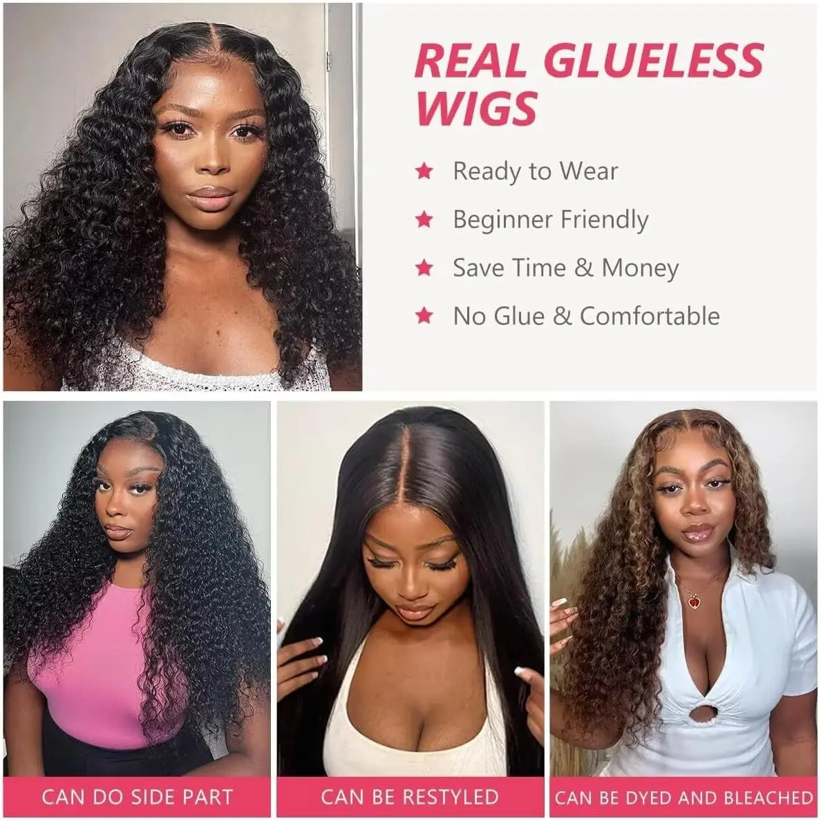 HD شفافة شعر مستعار مجعد عميق 13x6 شعر الإنسان الدانتيل الجبهة البرازيلي غريب مجعد شعر مستعار غلويليس للنساء شعر مستعار شعري طبيعي