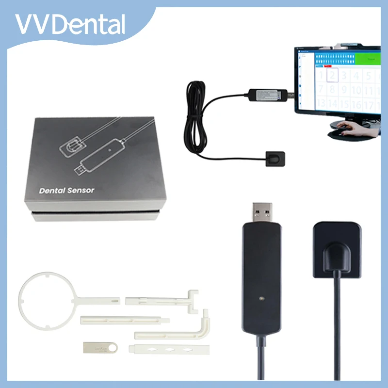 

Стоматологический цифровой рентгеновский датчик, высокочастотная внутриротовая система визуализации для взрослых и детей, USB Radiovisografo, стоматологический датчик для ротового автофургона