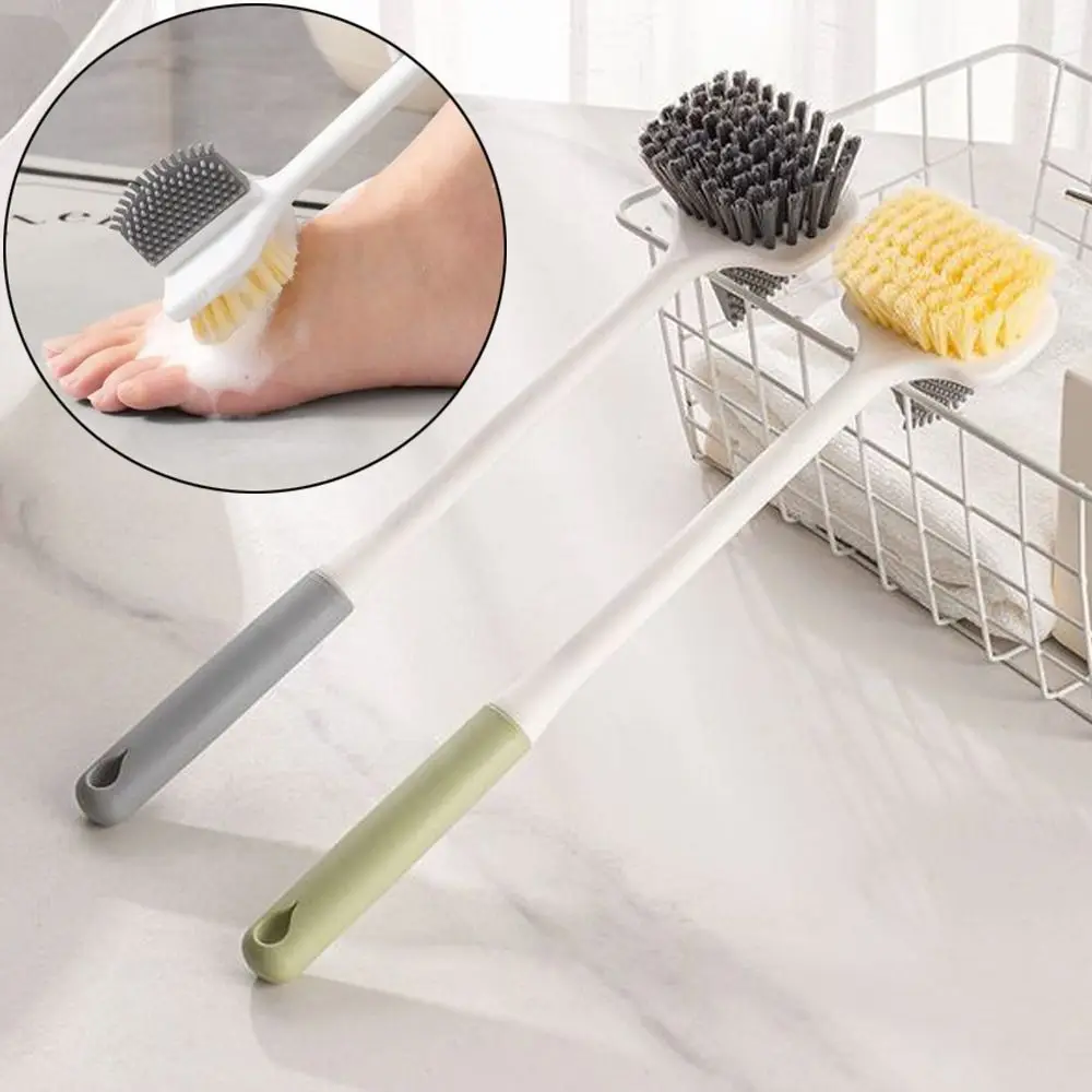 

Comfort Long Handle Toe Cleaning Brush Deep Cleaning Foot Grinding Shower Foot clean Tool Multifunctional Feet Scrubber