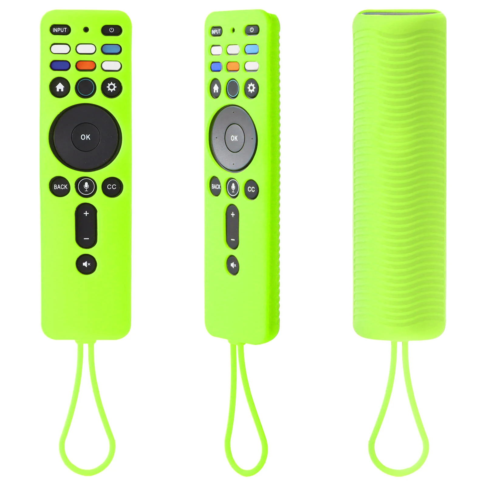Protective Sheath Cover Fit for Vizio XRT260 TV Remote Control Case Soft Silicone Skin Waterproof Shockproof Anti-Lost with Loop