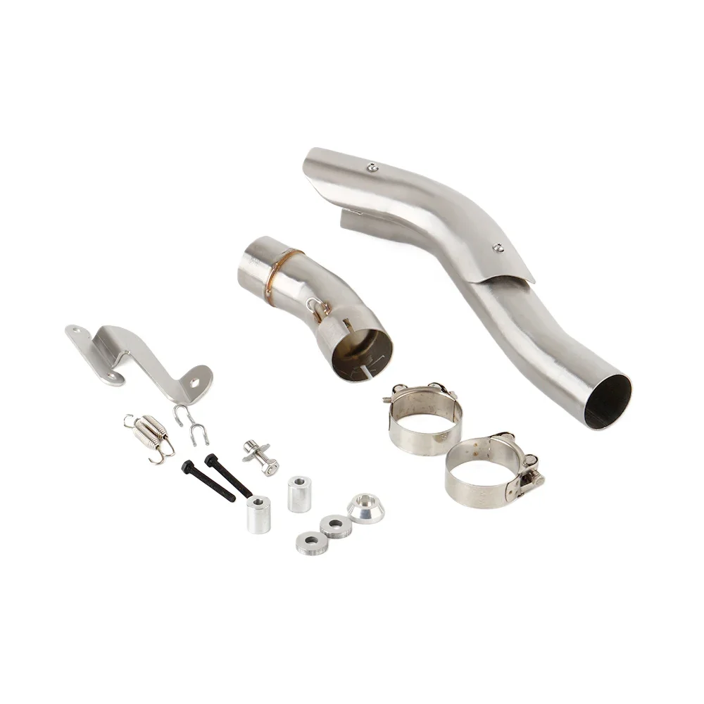 

For Honda Transalp 750 23 2024 2025 XL750 XL 750 Escape Slip-on Motorcycle Exhaust High Position Mid Link Pipe With Shield 51mm