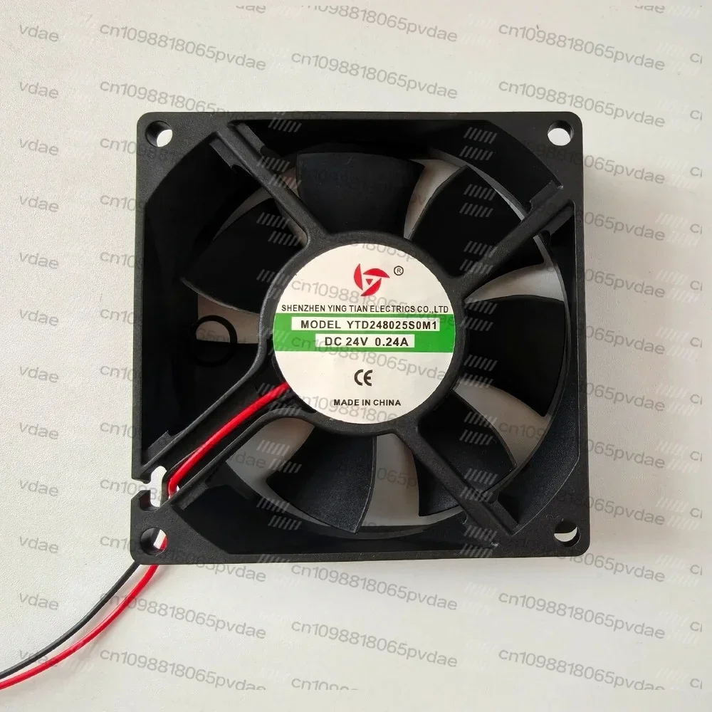 ventoinha-de-resfriamento-para-servidor-ytd248025s0m1-8025-8cm-dc24v-024a-80x80x25mm-radiador-de-resfriamento-de-alta-vazao-de-ar-para-maquina-de-solda-e-inversor