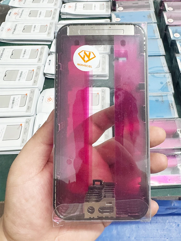 5pcs Top Quality ORI Front Bezel Frame with Adhesive Tape for iPhone 12 11 13 14 15 pro X Xs Max LCD Middle Frame for 16 series