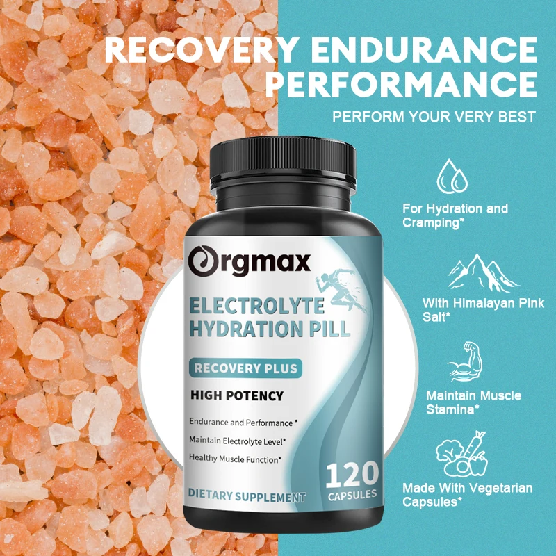 Electrolytic Salt Capsules Are Used for Electrolyte Balance, Replenishment Exercises, Recovery Exercise & Energy Essential Salt