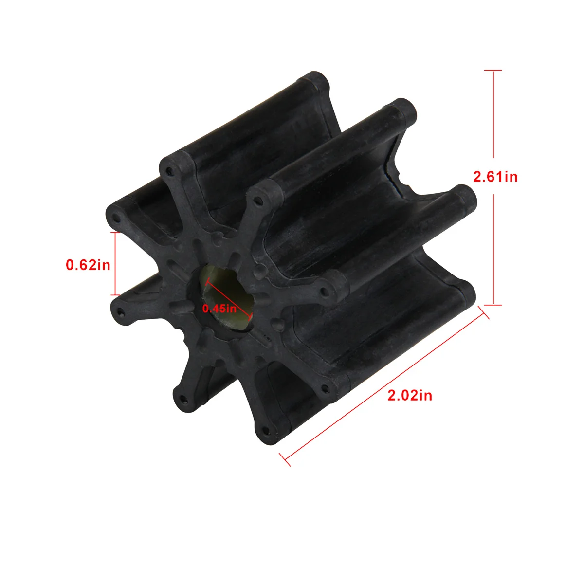 Water Pump Impeller for Mercruiser Mercury Bravo MAG MPI 4.3-5.0L 5.7/6.2/8.1L Outboard Motor Boat Parts & Accessories