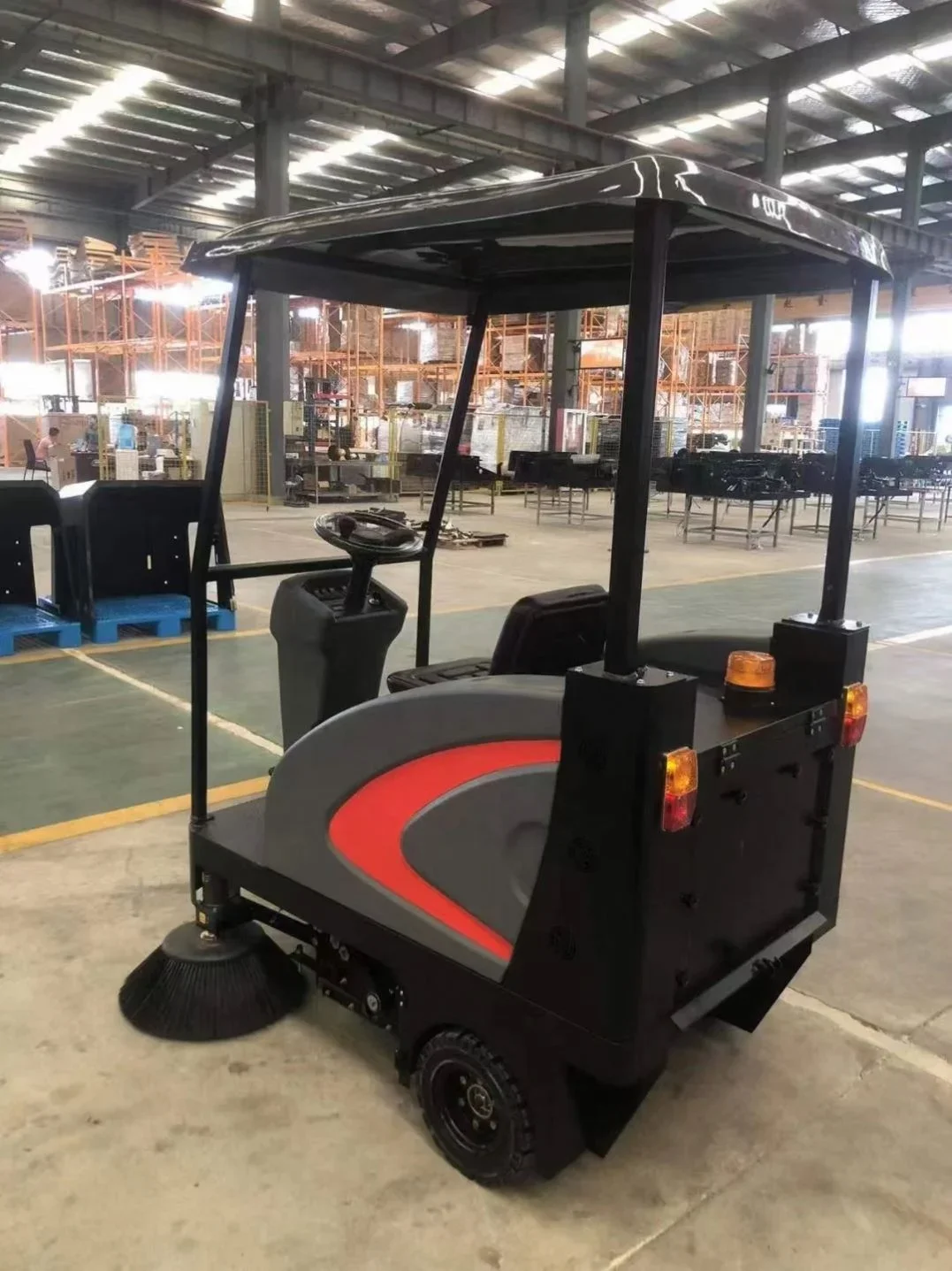 Wholesale Road And Equipment Battery Street Riding Industrial Cleaning Vehicle Sweeper Factory Supply