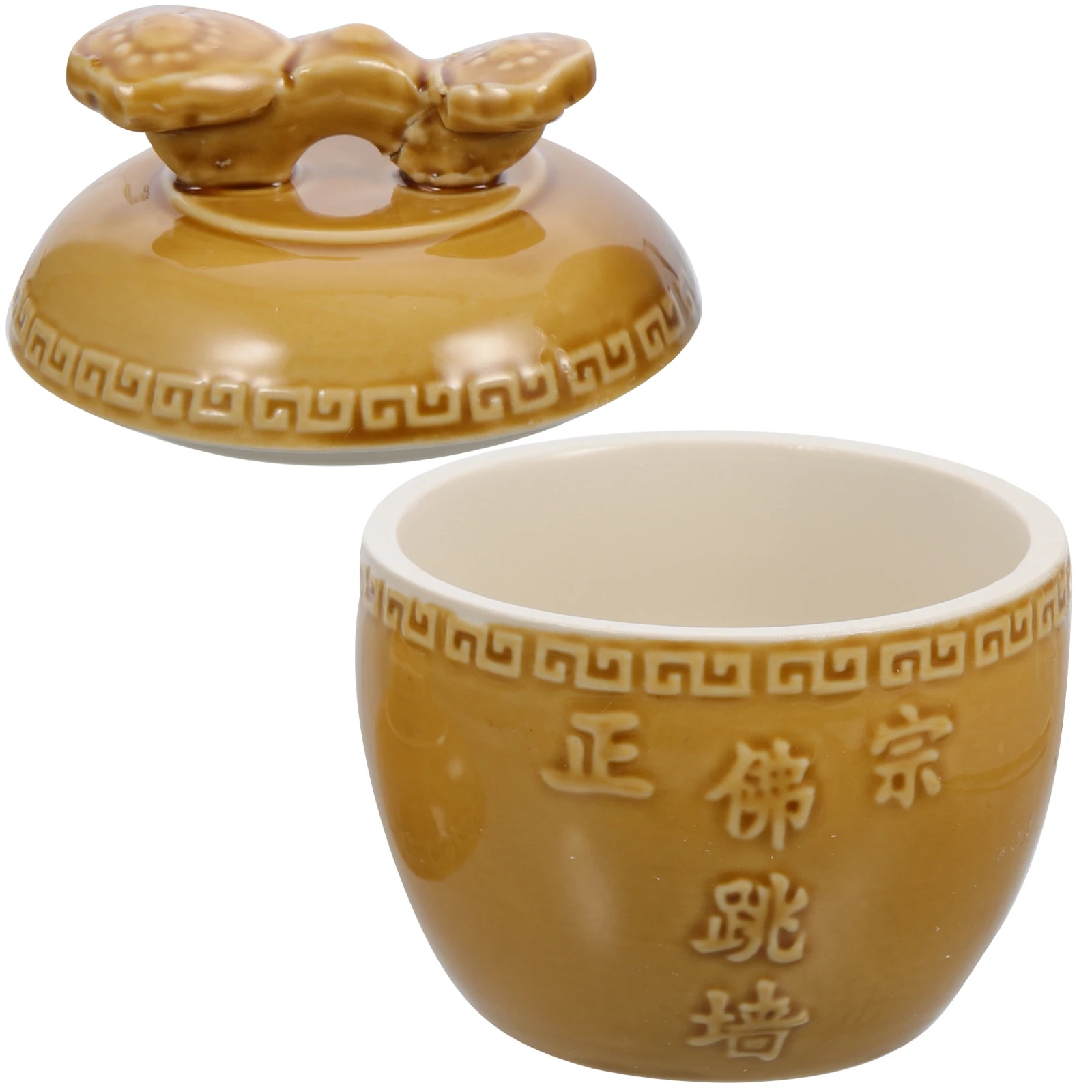 

Soup Bowl Ceramic Stew Jar Cooking Pot Pots for Kitchen Saucepan Multi-function Cup