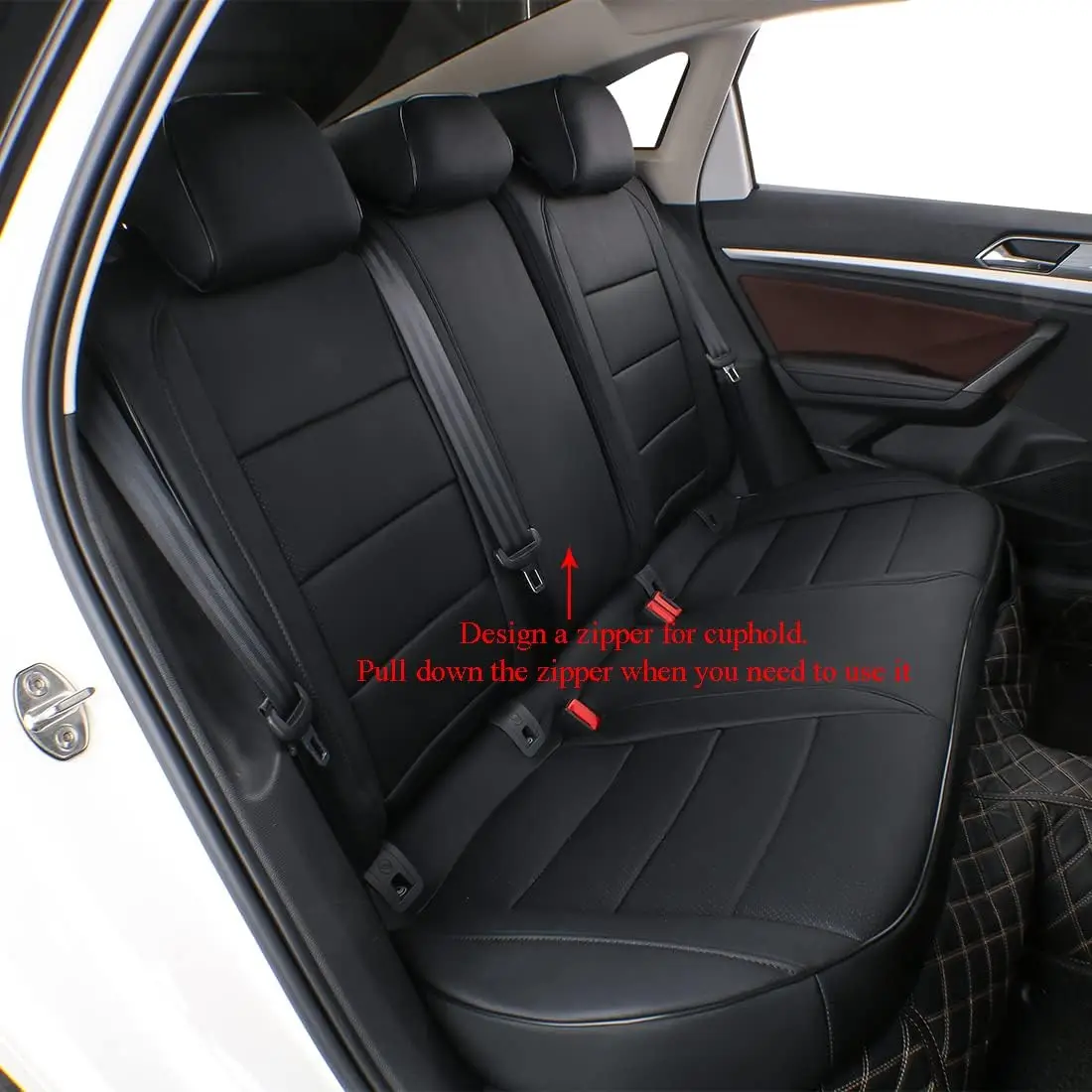 EKR Qashqai Car Seat Covers Custom Fit for Nissan Qashqai 2014-2020 Visia Waterproof Full Set Leather Cover view 2