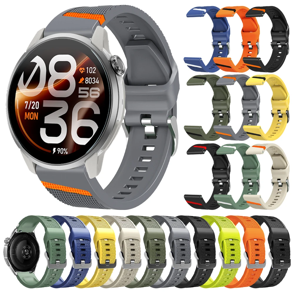 Soft Silicone 22mm WatchStrap For COROS PACE 3 4 Pro Breathable Wristband PACE 4/APEX 4 42mm/APEX 46mm/APEX 2 Pro Sport Bracelet