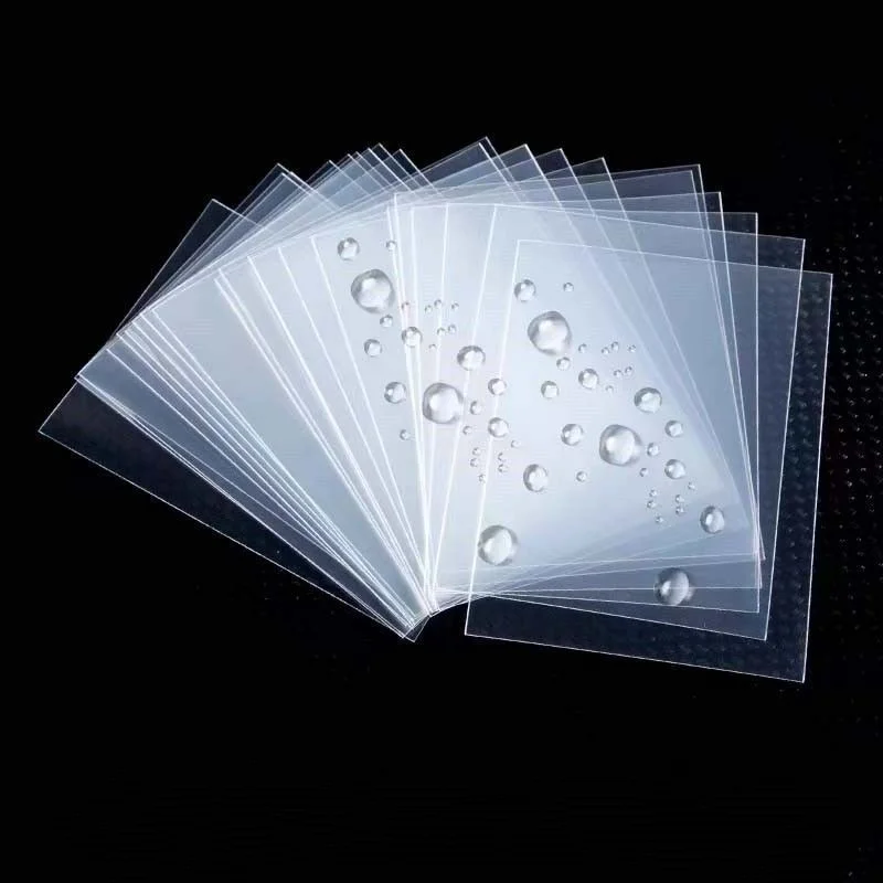 56x87mm 63.5x88mm Card Sleeves Transparent PP Kpop Card Holders Postcards Films Waterproof idol Album Photo Protective Sleeve view 6