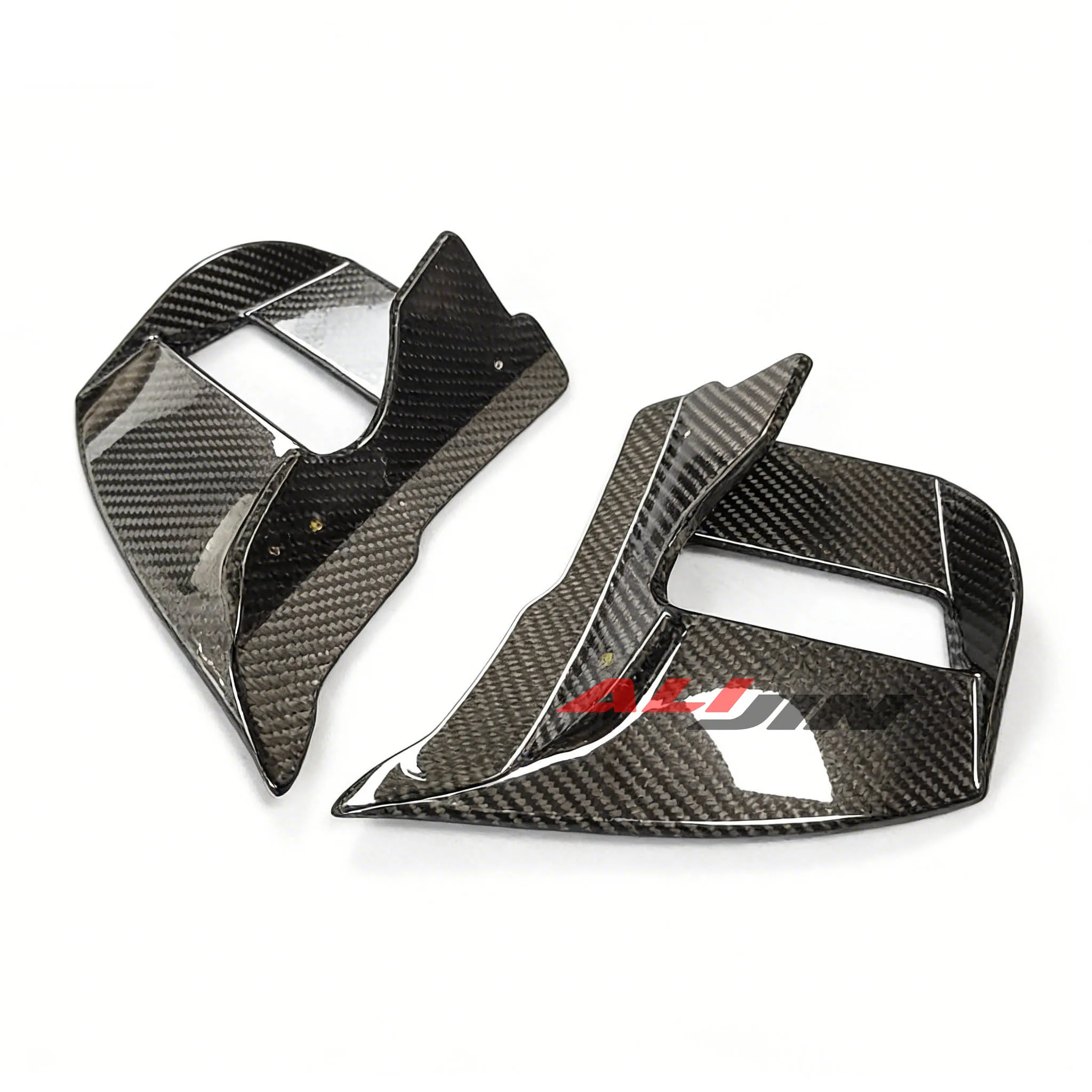 

Motorcycle Real Dry Carbon Fiber Fairing Panel For HONDA CBR650R 2017-2026 Downforce Side Spoilers Aerodynamic Wing Deflector