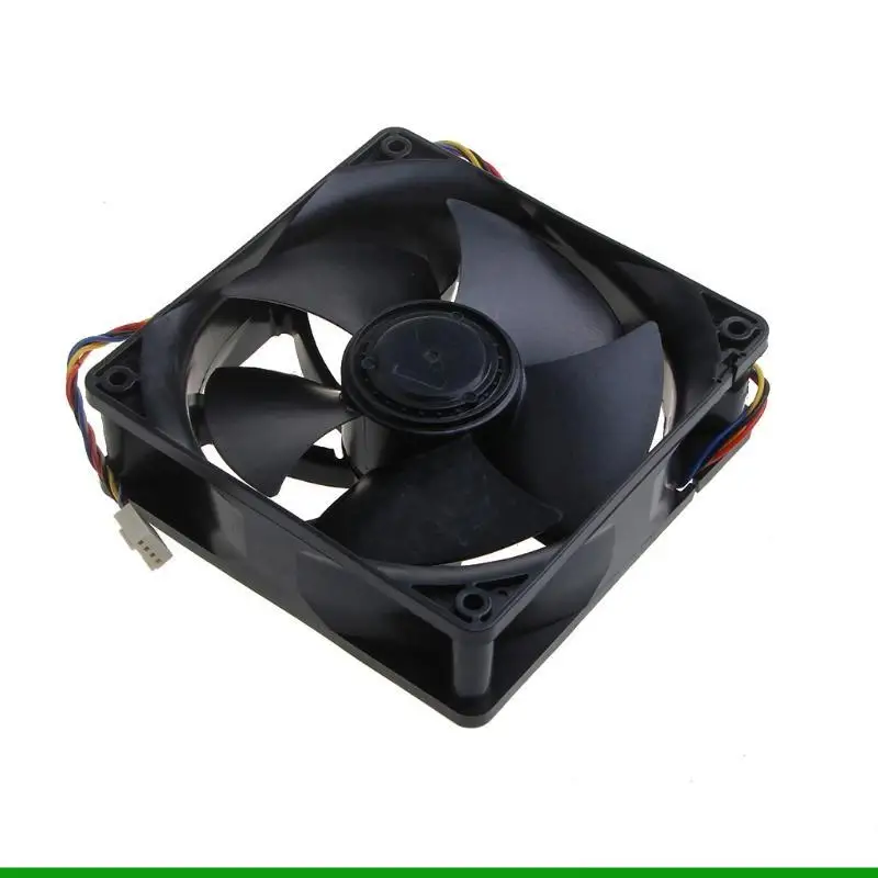6000 tr/min 120mm 12cm PWM ventilateur de refroidissement d'ordinateur CFM haute vitesse, W12E12BS11B5-07 120X120X38 DC 12V 1.65A 4 fils 4 broches double