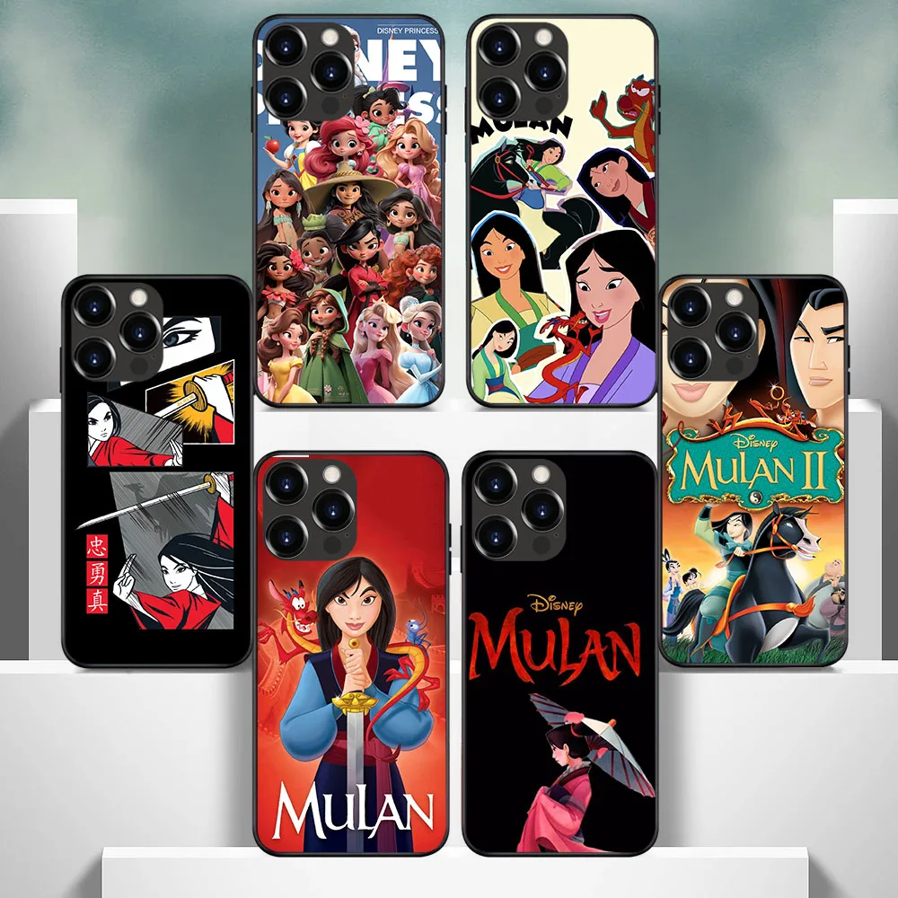 IT-57 Princess Mulan Soft Case For OPPO A54 A5S A7 A12 A12S A74 A95 F19 A8 A31 A9 A5 F11 Reno 3 A91 F15 A93