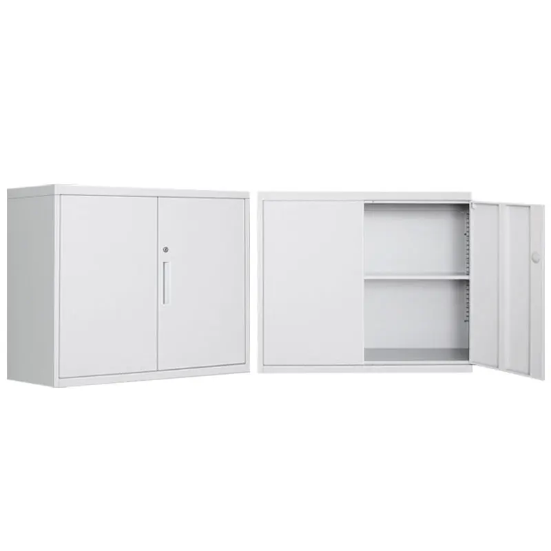 

Half Height Steel Outdoor Shoe Cabinet / Black White Low Storage Cabinet/ Small Filing Cabinet