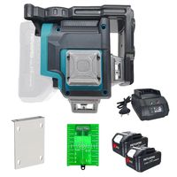 PATUOPRO Cordless Laser Level 12 Lines 360 Horizontal And Vertical Powerful Self-leveling Power Tool For Makita 18V Battery