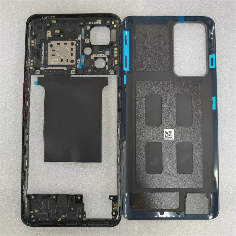 For Realme GT Neo 2 Neo2 RMX3370 Full Housing Case Middle Frame + Glass Battery Back Cover Rear Door Repair Parts