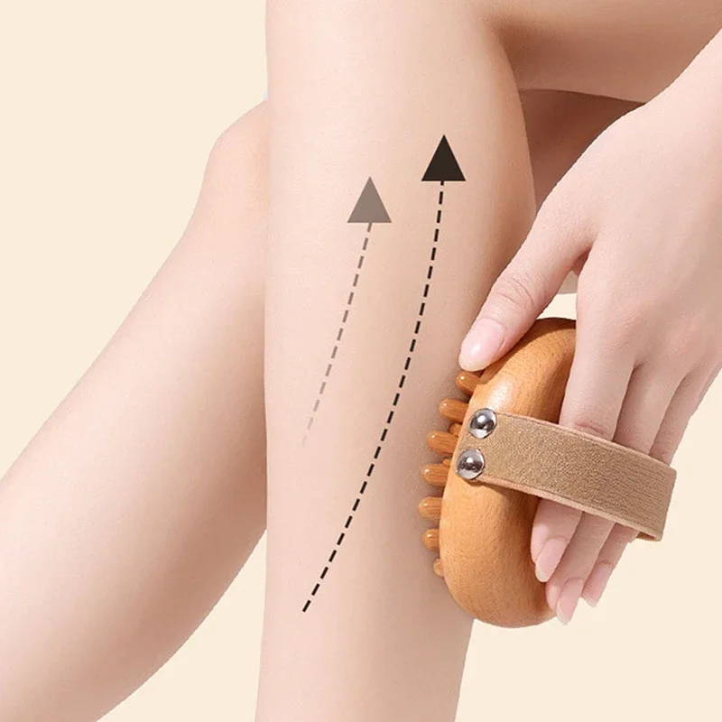 

Abdominal and leg soft brush home massager, scraping massage air cushion, meridian dredging instrument