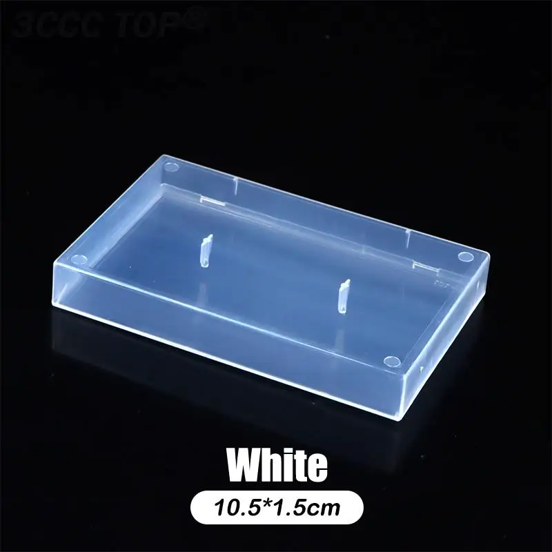 1Pc Cassette Tape Shell Transparent Storage Box Audio Magnetic Recording Blank Tape Case Dustproof Box for DIY Reels Cassette