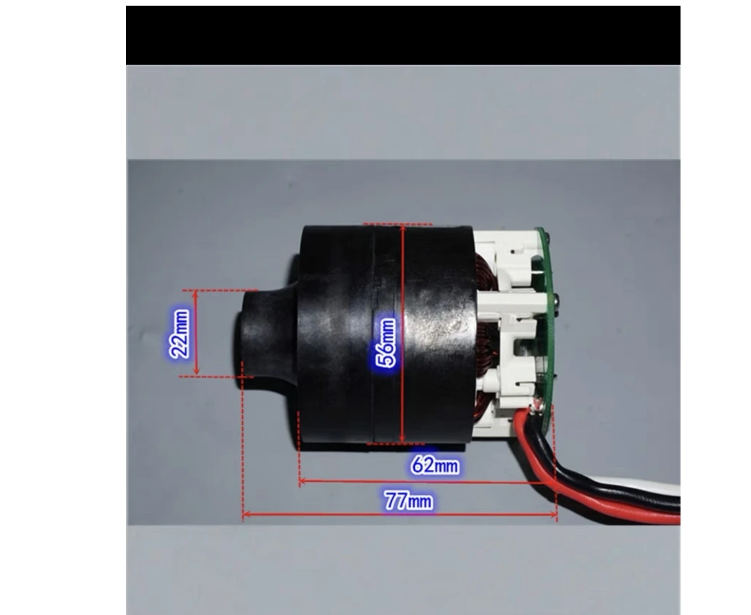 25V 500W 120000 rpm Three phase brushless motor Vacuum cleaner High power ultra high speed Aluminum impeller turbine fan